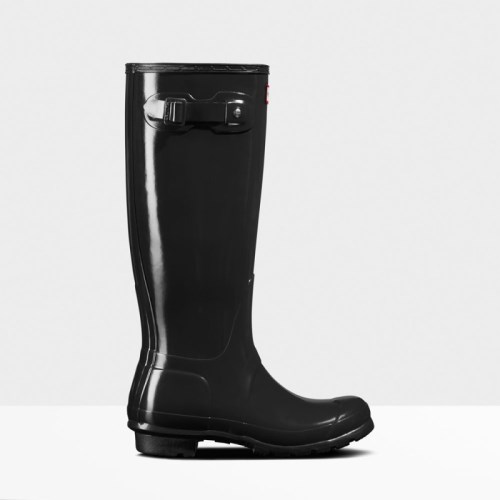 Hunter Original Gloss Tall Rain Boots For Womens - NZ Q3254